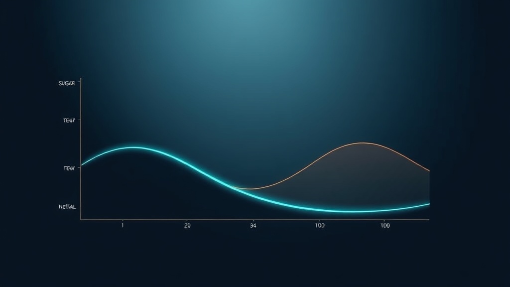 Conceptual pH curve showing baking soda softening the acid dip after eating sugar