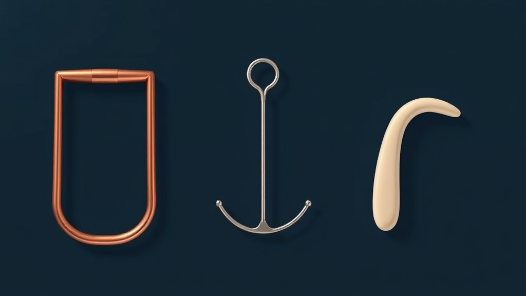 Three tongue scraper shapes compared side by side