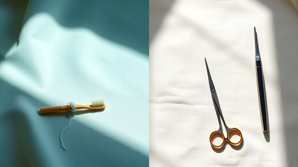 Framework diagram contrasting stopping recession with surgical root coverage