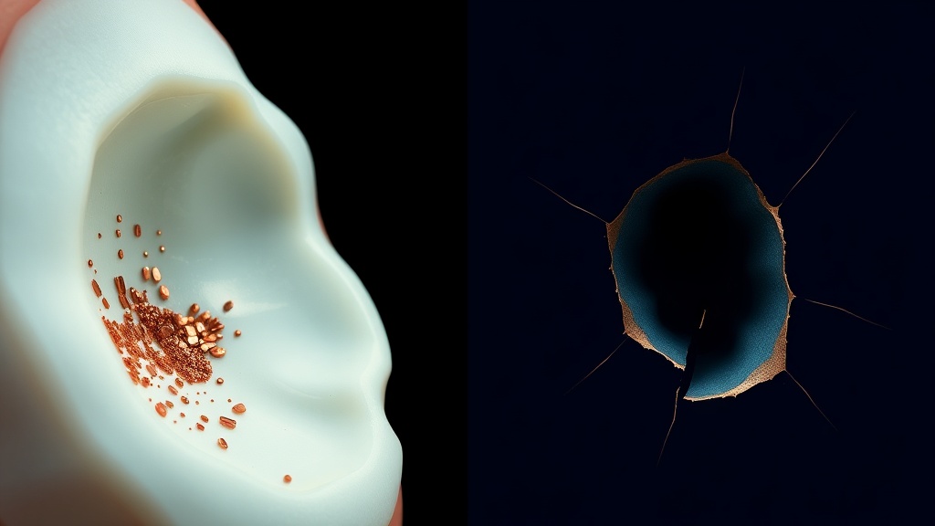 Two enamel surfaces side by side, one softened and re-hardening, one broken past repair