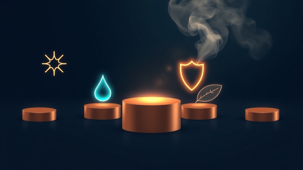 Conceptual image of charcoal claims sorted into evidence and marketing