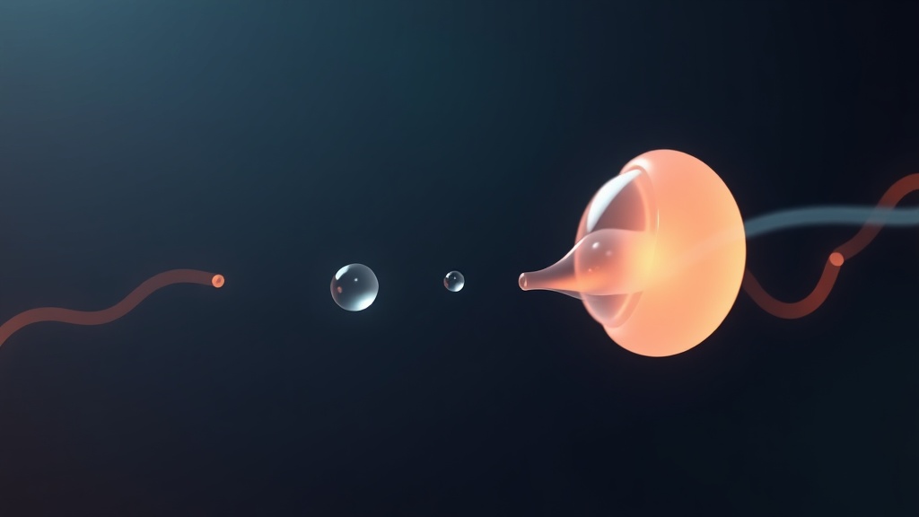 Conceptual illustration of a medication quieting the nerve signal that tells salivary glands to make saliva