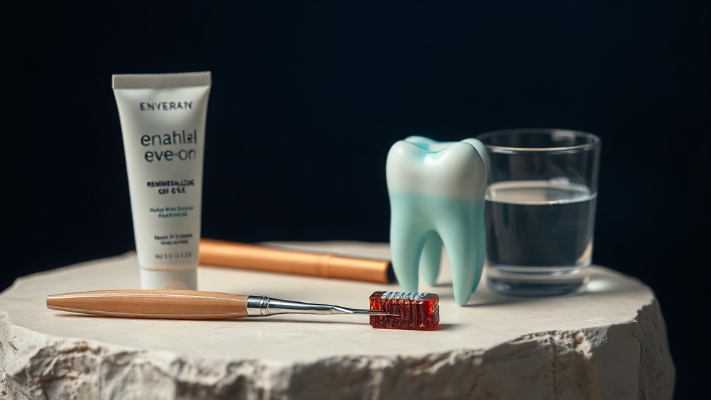A nightly leave-on remineralization step for an early cavity