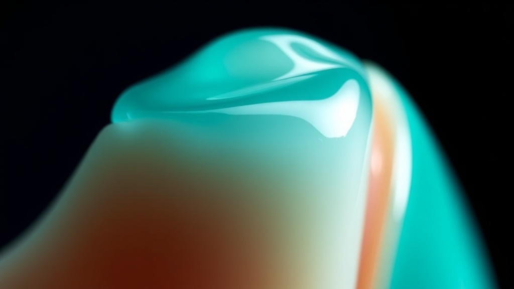 Macro image of a thin fluoride film left on the enamel surface after brushing