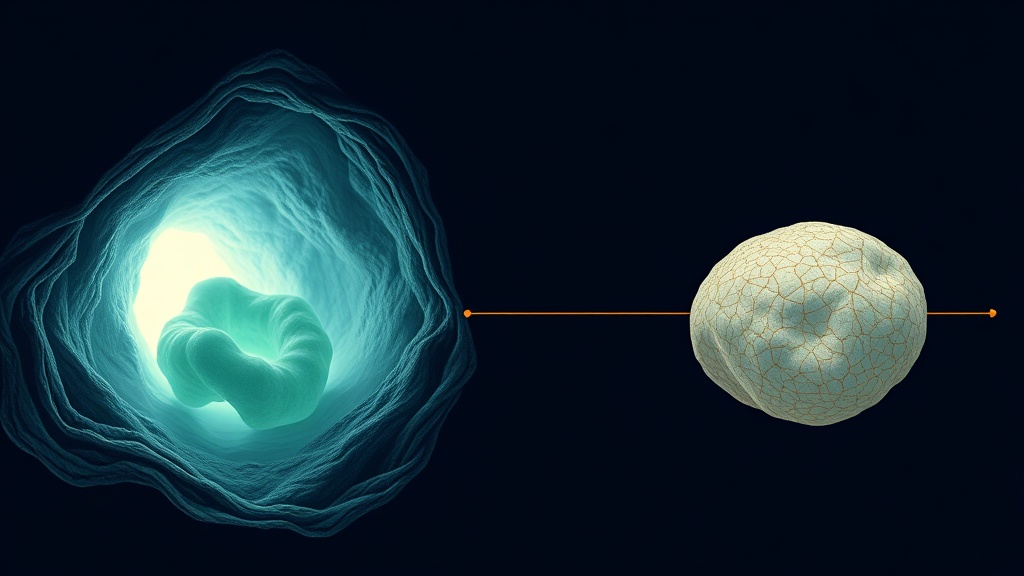 A timeline showing a soft tonsil stone either self-expelling or slowly hardening