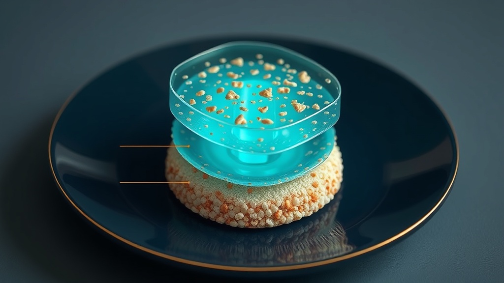 Exploded-layer diagram of the debris, biofilm and mineral that make up a tonsil stone